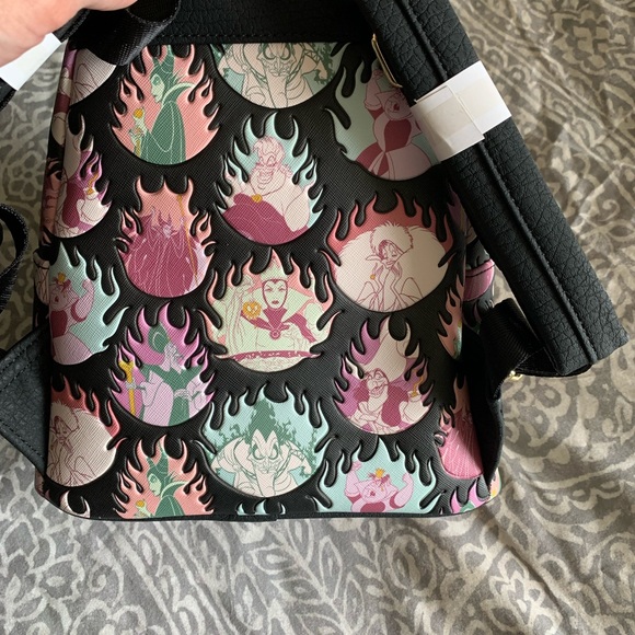 Disney Villains AOP Mini Loungefly Backpack - Picture 3 of 6
